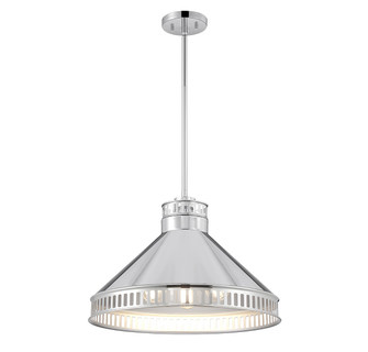 Seagram Three Light Pendant in Polished Nickel (51|7-8801-3-109)