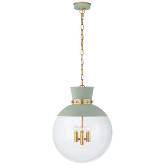 Lucia Four Light Pendant in Celadon and Gild (268|JN 5052CEL/G-CG)