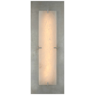 Dominica LED Wall Sconce in Burnished Silver Leaf and Alabaster (268|ARN 2923BSL/ALB)