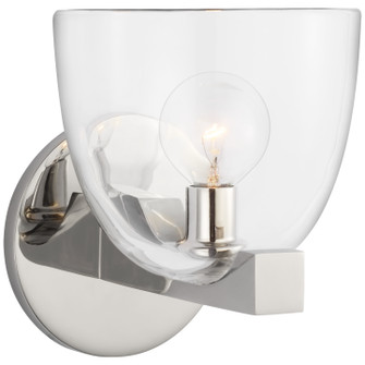 Carola LED Wall Sconce in Polished Nickel (268|ARN 2490PN-CG)