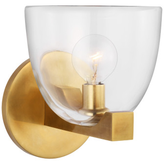 Carola LED Wall Sconce in Hand-Rubbed Antique Brass (268|ARN 2490HAB-CG)
