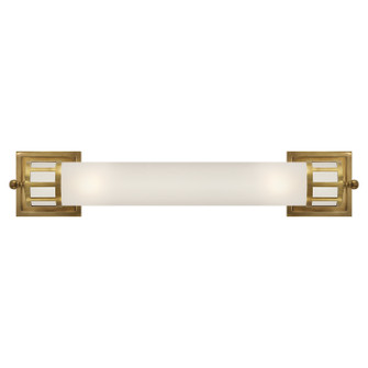 Openwork Two Light Wall Sconce in Hand-Rubbed Antique Brass (268|SS 2014HAB-FG)
