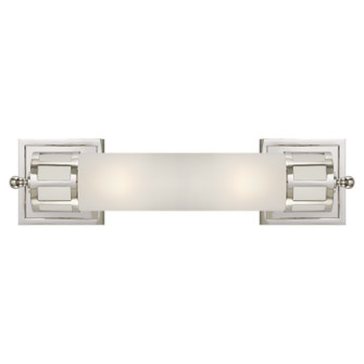 Openwork Two Light Wall Sconce in Polished Nickel (268|SS 2013PN-FG)