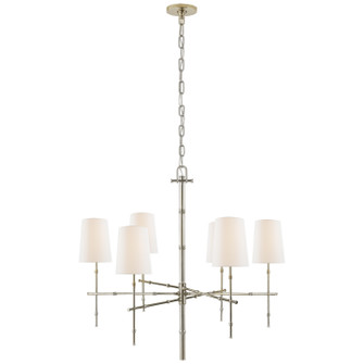 Grenol Six Light Chandelier in Polished Nickel (268|S 5161PN-L)