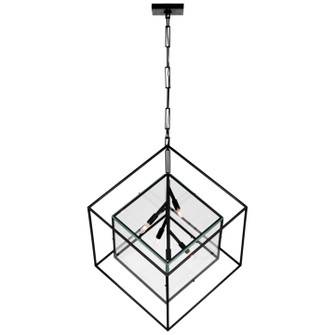 Cubed LED Pendant in Aged Iron (268|KW 5025AI-CG)