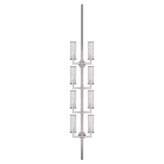 Liaison Eight Light Wall Sconce in Polished Nickel (268|KW 2204PN-CRG)