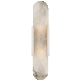 Melange LED Wall Sconce in Polished Nickel (268|KW 2013PN-ALB)