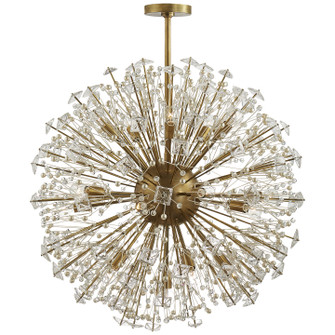 Dickinson 21 Light Chandelier in Soft Brass (268|KS 5006SB-CG) Dickinson 21 Light Chandelier in Soft Brass (268|KS 5006SB-CG)