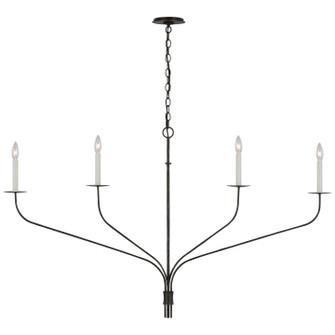 Belfair LED Linear Chandelier in Aged Iron (268|IKF 5755AI)