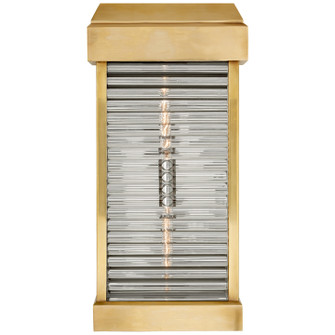 Dunmore Two Light Outdoor Wall Lantern in Antique-Burnished Brass (268|CHO 2019AB-CG)