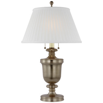 Classical Urn Table Two Light Table Lamp in Antique Nickel (268|CHA 8172AN-SP)