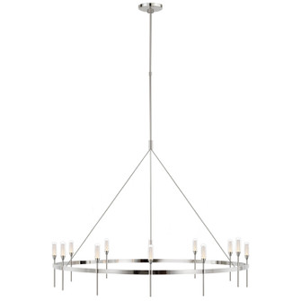 Overture LED Chandelier in Polished Nickel (268|PB 5032PN-CG)