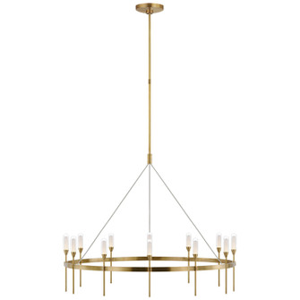 Overture LED Chandelier in Natural Brass (268|PB 5031NB-CG)