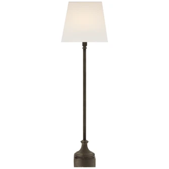 Cawdor One Light Buffet Lamp in Aged Iron (268|CHA 8315AI-L)