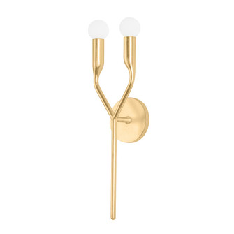 Norman Two Light Wall Sconce in Vintage Gold Leaf (67|B9219-VGL)