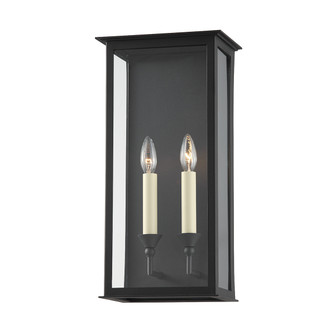 Chauncey Two Light Outdoor Wall Sconce in Texture Black (67|B6992-TBK)