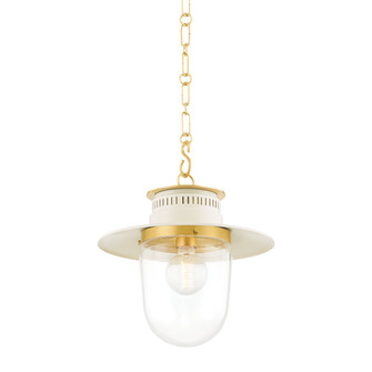 Nori One Light Pendant in Aged Brass/Soft Cream (428|H773701S-AGB/SCR) Nori One Light Pendant in Aged Brass/Soft Cream (428|H773701S-AGB/SCR)