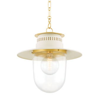 Nori One Light Pendant in Aged Brass/Soft Cream (428|H773701L-AGB/SCR) Nori One Light Pendant in Aged Brass/Soft Cream (428|H773701L-AGB/SCR)