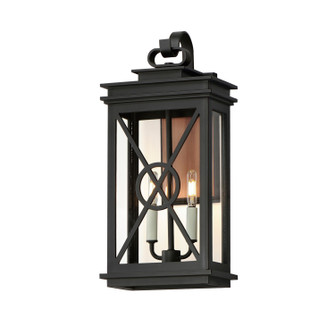Yorktown VX Two Light Outdoor Wall Sconce in Black/Aged Copper (16|40806CLACPBK)