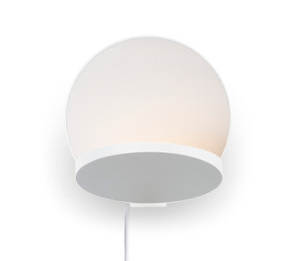 Gravy LED Wall Sconce in Matte white/silver (240|GRW-S-MWT-SIL-PI)
