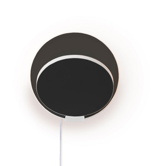 Gravy LED Wall Sconce in Matte white/metallic black (240|GRW-S-MWT-MBK-PI)