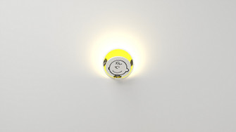 Gravy LED Wall Sconce in Matte white/Charlie Brown (240|GRW-S-MWT-CB1-HW)
