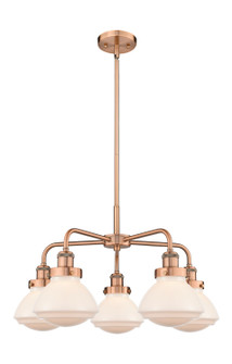 Downtown Urban Five Light Chandelier in Antique Copper (405|916-5CR-AC-G321)