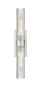 Downtown Urban Two Light Bath Vanity in Satin Nickel (405|617-2W-SN-G617-11SCL)