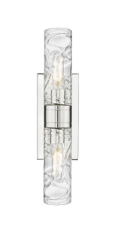 Downtown Urban Two Light Bath Vanity in Polished Nickel (405|617-2W-PN-G617-8DE)