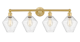 Edison Four Light Bath Vanity in Satin Gold (405|616-4W-SG-G654-8)