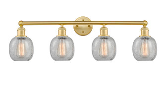 Edison Four Light Bath Vanity in Satin Gold (405|616-4W-SG-G105)