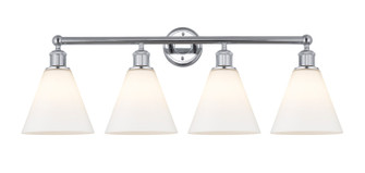 Edison Four Light Bath Vanity in Polished Chrome (405|616-4W-PC-GBC-81)