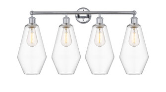Edison Four Light Bath Vanity in Polished Chrome (405|616-4W-PC-G652-7)