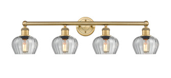 Edison Four Light Bath Vanity in Brushed Brass (405|616-4W-BB-G92)