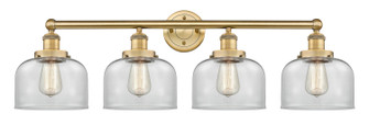 Edison Four Light Bath Vanity in Brushed Brass (405|616-4W-BB-G72)