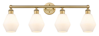 Edison Four Light Bath Vanity in Brushed Brass (405|616-4W-BB-G651-6)