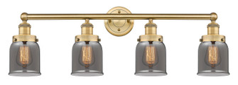 Edison Four Light Bath Vanity in Brushed Brass (405|616-4W-BB-G53)