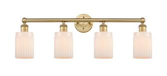 Edison Four Light Bath Vanity in Brushed Brass (405|616-4W-BB-G341)