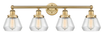 Edison Four Light Bath Vanity in Brushed Brass (405|616-4W-BB-G172)