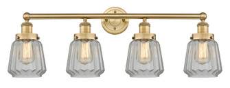 Edison Four Light Bath Vanity in Brushed Brass (405|616-4W-BB-G142)