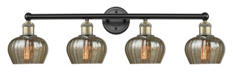 Edison Four Light Bath Vanity in Black Antique Brass (405|616-4W-BAB-G96)