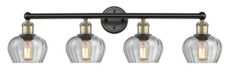 Edison Four Light Bath Vanity in Black Antique Brass (405|616-4W-BAB-G92)