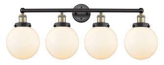 Edison Four Light Bath Vanity in Black Antique Brass (405|616-4W-BAB-G201-8)