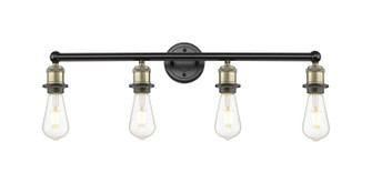 Edison Four Light Bath Vanity in Black Antique Brass (405|616-4W-BAB)