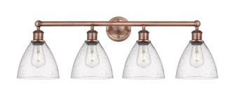 Edison Four Light Bath Vanity in Antique Copper (405|616-4W-AC-GBD-754)