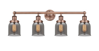 Edison Four Light Bath Vanity in Antique Copper (405|616-4W-AC-G53)