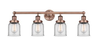 Edison Four Light Bath Vanity in Antique Copper (405|616-4W-AC-G52)