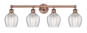 Edison Four Light Bath Vanity in Antique Copper (405|616-4W-AC-G462-6)