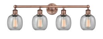 Edison Four Light Bath Vanity in Antique Copper (405|616-4W-AC-G104)
