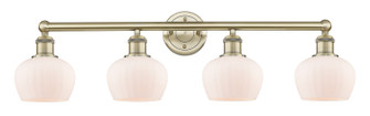 Edison Four Light Bath Vanity in Antique Brass (405|616-4W-AB-G91)